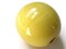 46mm Large Yellow Round Ceramic Bead Vintage Macrame Large Hole Bead bE2